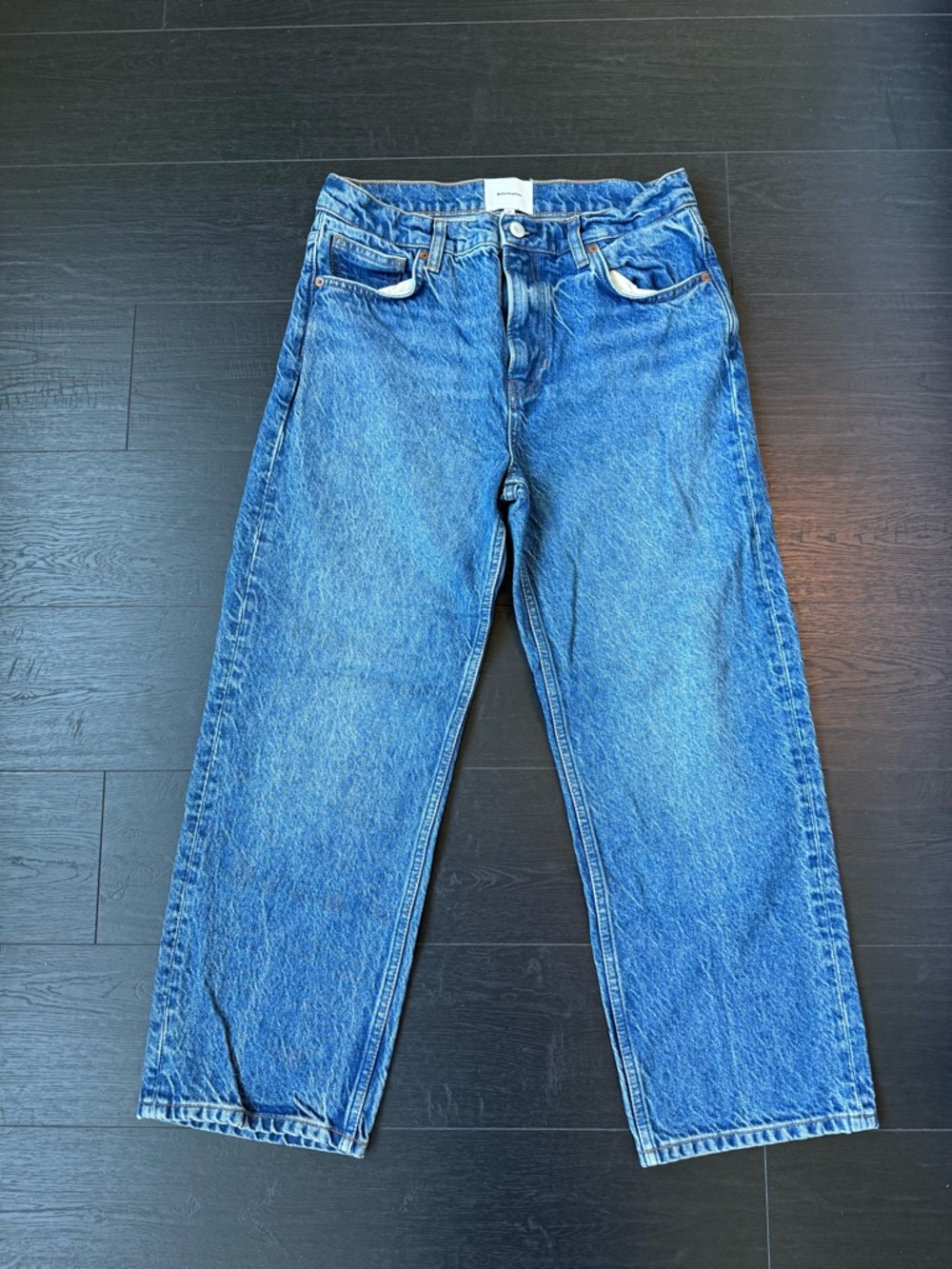 Reformation Arleth Straight Jeans, 27